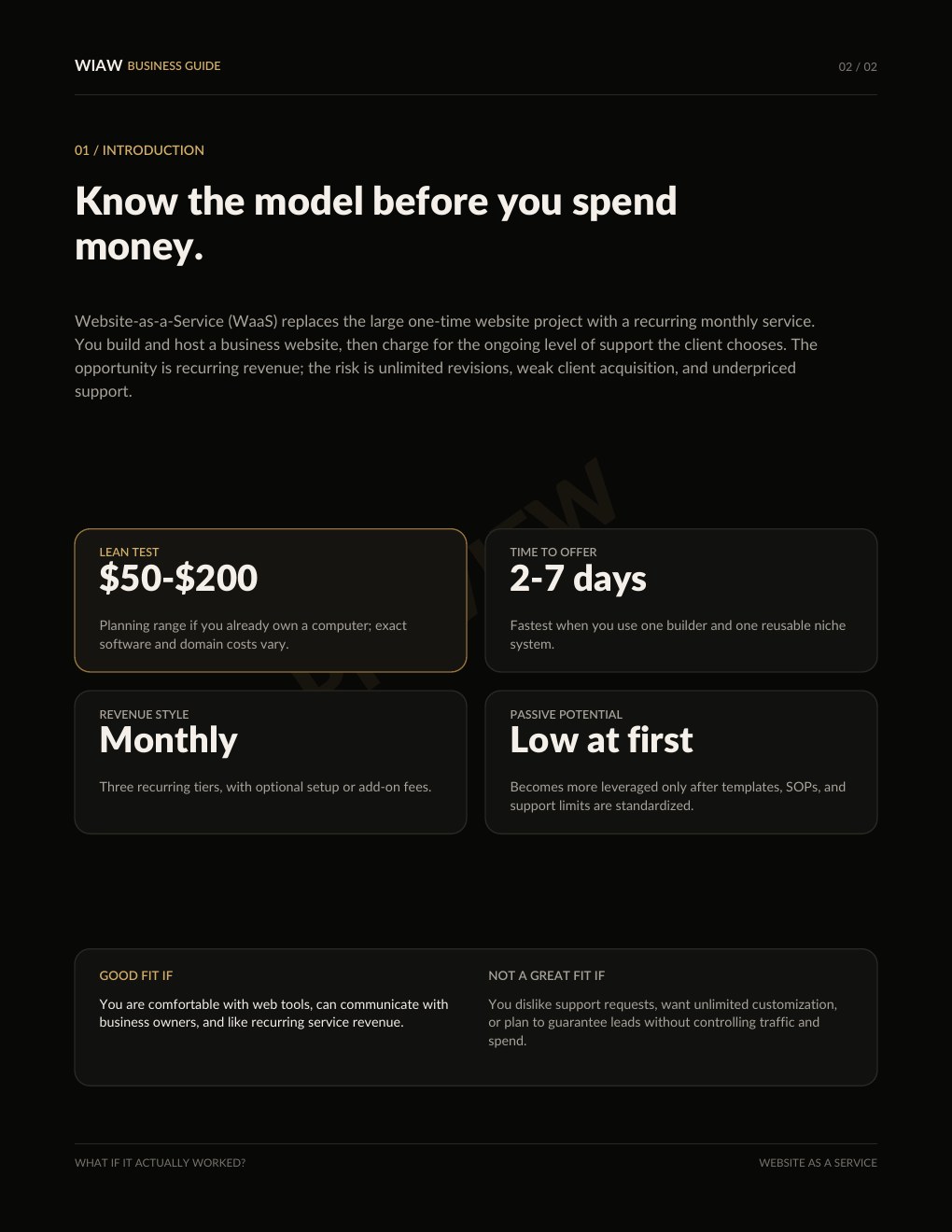 Website-as-a-Service preview page 2